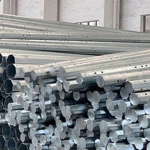 Bonne vente poteau tubulaire en acier galvanisé à chaud de 40 pieds poteau d'énergie électrique <span class=keywords><strong>portique</strong></span> en acier - Product Image 3