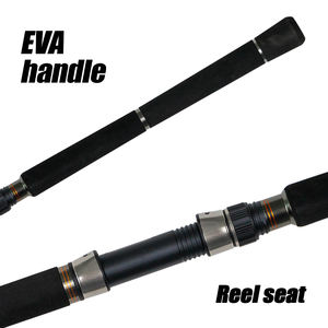 <span class=keywords><strong>Canne</strong></span> à pêche en mer d'eau salée, robuste, 2 sections, popper, pêche en haute mer, 2,1 m, 2,4 m, 2,7 m, 3 m, <span class=keywords><strong>canne</strong></span> à pêche en bateau, <span class=keywords><strong>canne</strong></span> à pêche pour le thon GT - Product Image 4