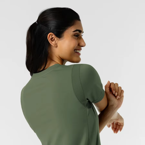 Divisa Ospedaliera Personalizzata per Donne, Completo Infermieristico con Pantaloni Dritti, Uniforme Medica per Salone Dentistico e Centro Estetico - Product Image 2