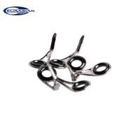 Série HOS – Anneau de guidage monobloc pour canne à pêche, cadre estampé, anneau SIC pour cannes spinning et casting, construction de cannes légères et moyennes