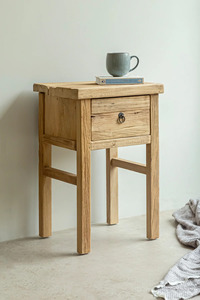 Luxury Handmade Solid Timber Dining/<b>Kitchen</b> End/Side Table Premium Furniture Kamal Arts Brand Modern Design Contemporary Living - Product Image 3