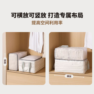 Transparent Pvc <b>Storage</b> Bag Rectangle Clothing Organizer With Handles For Bedroom Use Waterproof And Moisture Proof - Product Image 5