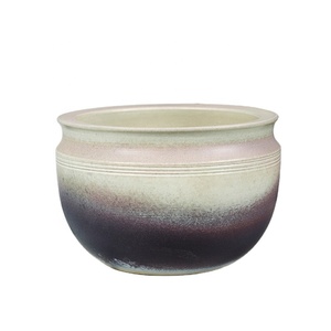 Macetas de Cerámica Decorativas para Interiores y Exteriores, Resistentes a Altas Temperaturas, Ecológicas y Duraderas, de Jingdezhen, Color <span class=keywords><strong>Beige</strong></span> Terracota, Estilo Moderno - Product Image 1