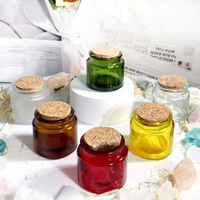 Bocal en verre coloré pour bougie d'aromathérapie, décoration d'intérieur, diffuseur de parfum pour hôtel et gîte, avec logo