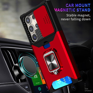 Fundas de teléfono con soporte de anillo de lujo <span class=keywords><strong>para</strong></span> Samsung <span class=keywords><strong>Galaxy</strong></span> S25 S24 S23 S22 <span class=keywords><strong>S21</strong></span> <span class=keywords><strong>Ultra</strong></span> Shock Metal Camera Protection Back <span class=keywords><strong>Cover</strong></span> - Product Image 2