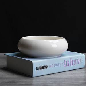 Hidrophyt-macetas de porcelana para plantas acuáticas, maceta de cerámica de Narciso blanco, cuenco moderno para plantas acuáticas, maceta de loto para sala de estar