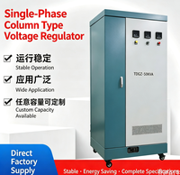 Régulateur personnalisé 380V entrée/sortie 480V, transformateur variable monophasé de type colonne à enroulement en cuivre, haute puissance 80KVA, 50/60Hz