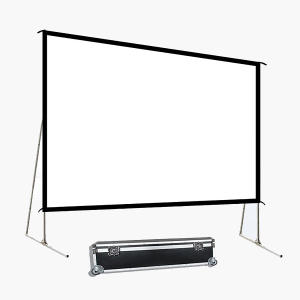 Yinzam 100 Pantalla <span class=keywords><strong>de</strong></span> proyector plegable rápida portátil para exteriores <span class=keywords><strong>de</strong></span> 120 pulgadas con soporte plegable 16:9 8K 4K pantalla <span class=keywords><strong>de</strong></span> cine - Product Image 1