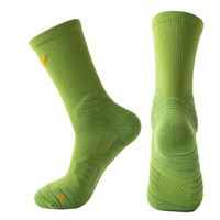 Chaussettes de basket-ball pour hommes KonLee Elite, vente en gros, chaussettes de sport en tricot athlétique, logo personnalisé brodé, motif 3D pour la saison d'automne