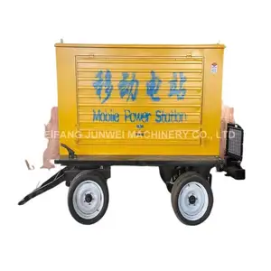 60kva 100kva 150kva 250kva发电机400kva静音/开放式柴油150kva发电机静音组，带自动转换开关