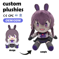 Peluche personnalisée super douce avec rembourrage en coton 20 cm, design Anime Kpop - Créez votre propre souvenir