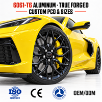 Jantes forgées en maille noire brillante très demandées, 19, 20, 21, 22 pouces, 5x112, 5x120, jantes concaves profondes pour BMW M3 M4 Mercedes AMG Porsche