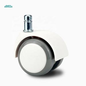 2 Zoll Einsatz schaft Zink legierung Nylon und <span class=keywords><strong>PVC</strong></span> Bürostuhl Lenkräder - Product Image 6