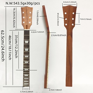 Corps de guitare HIVE 22 frettes en <span class=keywords><strong>acajou</strong></span>, manche de guitare en palissandre peint pour guitare électrique LP - Product Image 2