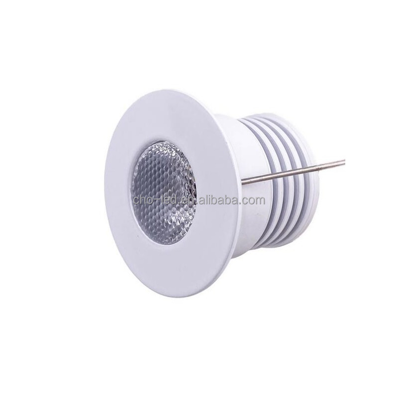 3W DC12V Mini LED Spotlights Recessed Led Ceiling Down Light 3w Mini Lamps for Cabinet Counter showcase