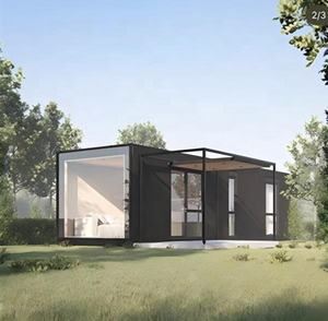 Cabaña Prefabricada Contemporánea <span class=keywords><strong>de</strong></span> <span class=keywords><strong>Madera</strong></span>, Ecológica, Duradera, Impermeable y con Energía Solar, Precio al por Mayor, para Oficina, Hotel o Apartamento - Product Image 1