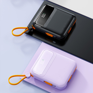 Nuevo <span class=keywords><strong>banco</strong></span> de energía de carga rápida al por mayor, cable incorporado de 20000mAh, <span class=keywords><strong>Banco</strong></span> de energía portátil compartido de gran capacidad para OEM/ODM - Product Image 4