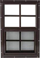 Ventanas Corredizas Verticales Grandes para Cobertizos, Gallineros, Casas de Juegos, Garajes, con Vidrio Templado