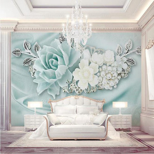 Pannelli Decorativi <span class=keywords><strong>da</strong></span> <span class=keywords><strong>Parete</strong></span> 3D Carta <span class=keywords><strong>da</strong></span> Parati 3D con Rose per Decorazione Casa Soggiorno <span class=keywords><strong>Adesivi</strong></span> Murali 3D - Product Image 1