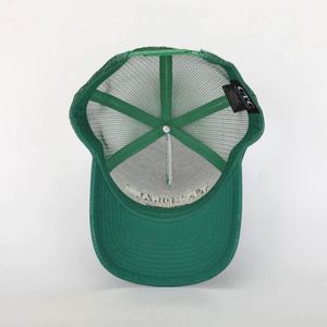 Gorra Trucker Unisex a Rayas al por Mayor BSCI, Gorra Deportiva de 5 Paneles de Alta Calidad con Logotipo Bordado Plano y en Relieve, Gorras de Algodón - Product Image 6