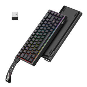 Clavier mécanique sans fil USB ONIKUMA MT603 Tri-mode, nouvelle réponse ultra-rapide, taille standard, rétroéclairage 7-RGB, Hot Swap - Product Image 2