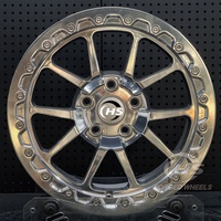 Jantes de voiture de course forgées personnalisées Polished Beadlock 17*10" 18" 5*120 Polished pour Cadillac CTS-V CTS Escalade SRX ATS XTS