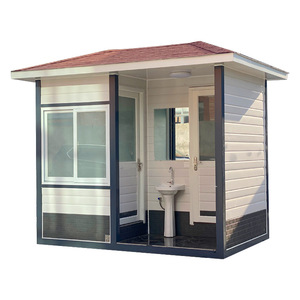 Toilettes portables en panneaux sandwich, design moderne, installation facile pour les attractions touristiques - Product Image 3