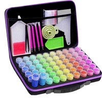 Sac de rangement portable pour peinture diamant, kit d'outils d'art diamant, sac de transport pour trier les perles et accessoires de diamant