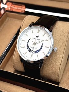 Nouvelle montre à quartz élégante et décontractée pour homme - étanche, bracelet en cuir, chronométrage précis - Product Image 5