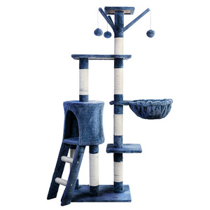 Árbol de juguete para <span class=keywords><strong>gatos</strong></span>, mueble rascador de madera para actividades de escalada, seguro, Natural, grande, nuevo diseño - Product Image 6