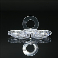 Din Standard M2 M3 PVC POM Fixation Plastique Anneau Plat Rondelles Plaines Joint Mince Isolation Entretoise Transparente Joint Nylon