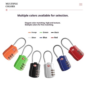 กุญแจล็อครหัส <span class=keywords><strong>TSA</strong></span> สำหรับเดินทางข้ามประเทศ ยอดขายดี พร้อมระบบปลดล็อคด้วย<span class=keywords><strong>รหัส</strong></span> สำหรับกระเป๋าเดินทางและการผ่านพิธีตรวจคนเข้าเมือง - Product Image 5