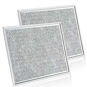 7-5/8X5X3/32 pulgadas Filtro de microondas Reemplazo de papel de aluminio Filtro de grasa de malla para pieza de horno microondas