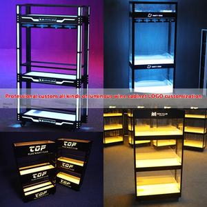 Bar KTV moderne LED Mobile pour armoire à Champagne lumineux noir pêche rouge casier à vin et Base d'affichage pour la fête casier à vin en métal - Product Image 3