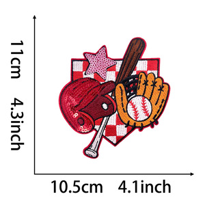 Wholesale Twill Tackle Factory Price Custom <b>Sew</b> <b>on</b> Badge <b>Patch</b> Sports Team Football Embroidered <b>Patch</b> for Clothing - Product Image 3