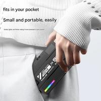 Lumière d'appoint LED M18RGB pleine couleur sur clip pour téléphone, 2000 mAh, lumière vidéo RGB rechargeable, éclairage portable pour photographie et selfies