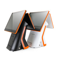 Terminal de máquina Android de 15,6 pulgadas y 11,6 pulgadas, dispositivo de impresión con pantalla Dual POS, Windows, restaurante, Pc, sistema Pos