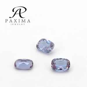 เครื่องประดับ paxima nctc โรงงานได้รับการรับรอง1-20กะรัต6*8มม. เบาะยาวตัดในห้องปฏิบัติการ-การเปลี่ยนสีหินอเล็กซานไดรต์ - Product Image 4