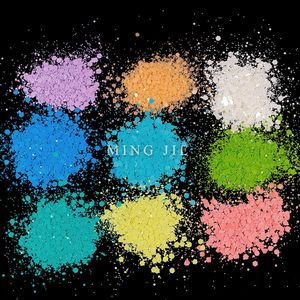 Mega Venta Purpurina Holográfica en Polvo Mezcla Gruesa Tonos Macarrón Resistente a Solventes para Vasos Tumblers y Manualidades de Resina Empaquetada en Bolsas a Granel de 1kg - Product Image 5