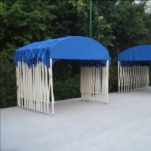 Ty Auvent de stockage extérieur personnalisé déplacé facile à étirer coulissant pousser et tirer grande tente pliante avec 4 côtés cov - Product Image 2