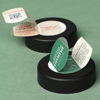 Étiquette personnalisée durable, résistante à l'huile et à l'eau, écologique, en vinyle, forte adhérence, formes personnalisées, multi-pages, pliable et extensible