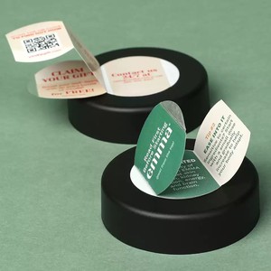 カスタム多ページ折りたたみラベルステッカー拡張コンテンツ開閉式ブックレットステッカー - Product Image 2