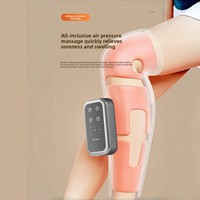 Vente directe d'usine, masseur de jambes chauffant sans fil à compression d'air pliable, à longue autonomie de batterie, avec contrôle de la pression