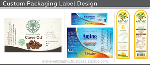 Custom PP <b>Packaging</b> Label Design Services Custom Logo <b>Printing</b>-Professional Branding for Multi-Use Applications (LB1) MAKEWELL - Product Image 4