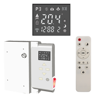 Double protection contre la surchauffe Thermostat à programme numérique LED C060 cristal de carbone facile à déplacer chauffage rapide panneaux chauffants infrarouges