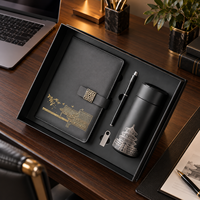 Ensemble cadeau carnet à couverture rigide et stylo personnalisable pour entreprises, avec logo d'entreprise personnalisé, promotionnel, vente en gros