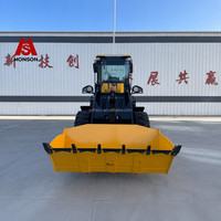 Nouvelle mini-chargeuse sur pneus chinoise de 3 mètres de hauteur de levage, capacité de charge de 1000 kg, avec moteur puissant, pour usage agricole, domestique et commercial.