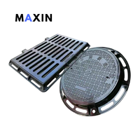 Couvercle de manhole en fonte ductile D400 pour drainage routier robuste, conception personnalisée, prix compétitif, services de fonderie professionnelle