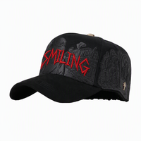 Casquettes de baseball brodées personnalisées de qualité supérieure Barbas Hats Rich or Dead, Gorras Beard G5 avec doublure en satin