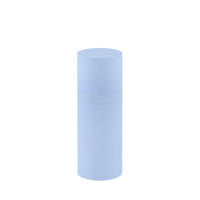 En stock !! Vente en gros d'usine : flacons de crème sans air en PP noir avec pompe, 30 ml, 50 ml, 80 ml, 100 ml, 120 ml, 150 ml